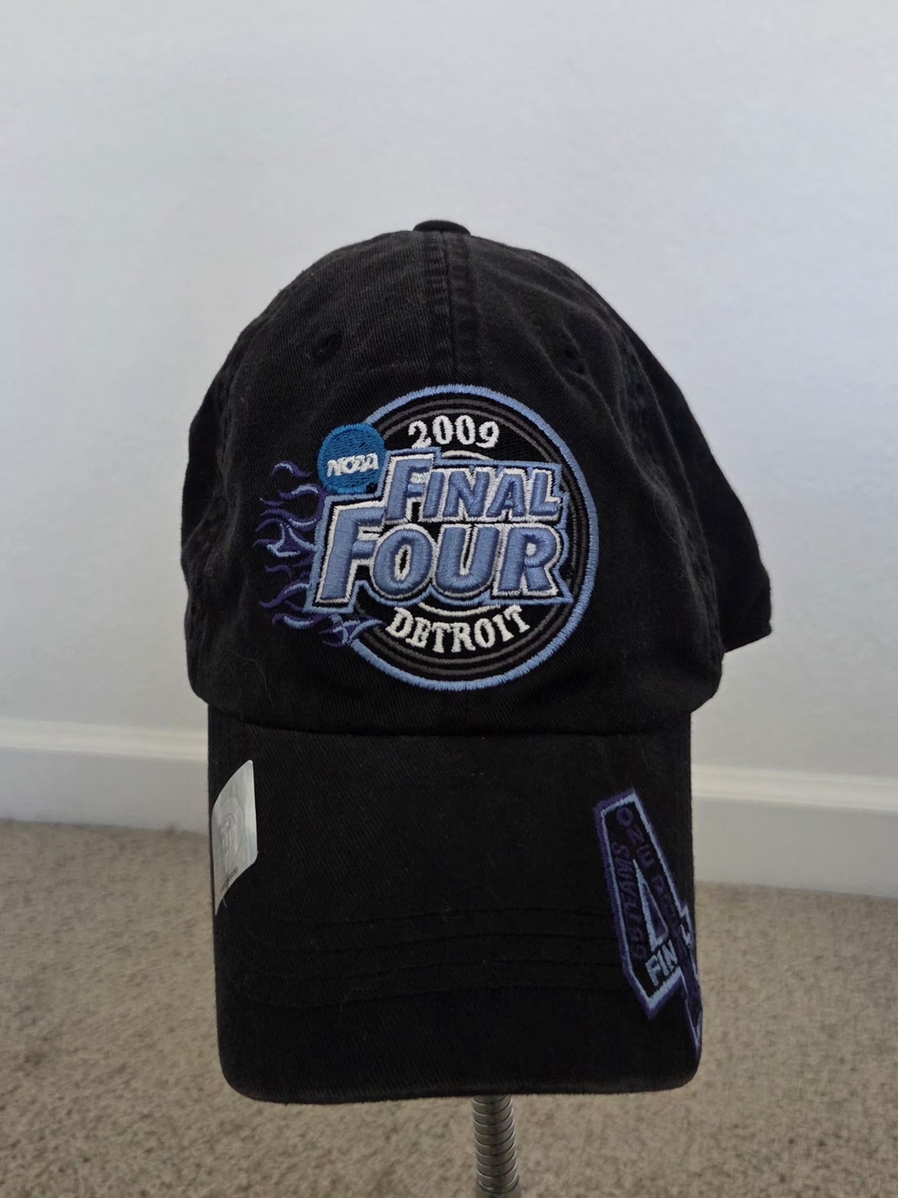 Vintage NCAA Final Four Detroit 2009 Black Baseball Cap